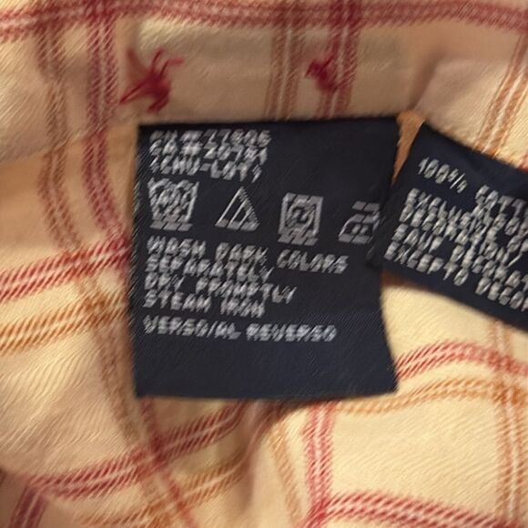 Tommy Hilfiger Plaid Long Sleeve Men’s Shirt Size Large - Picture 7 of 8